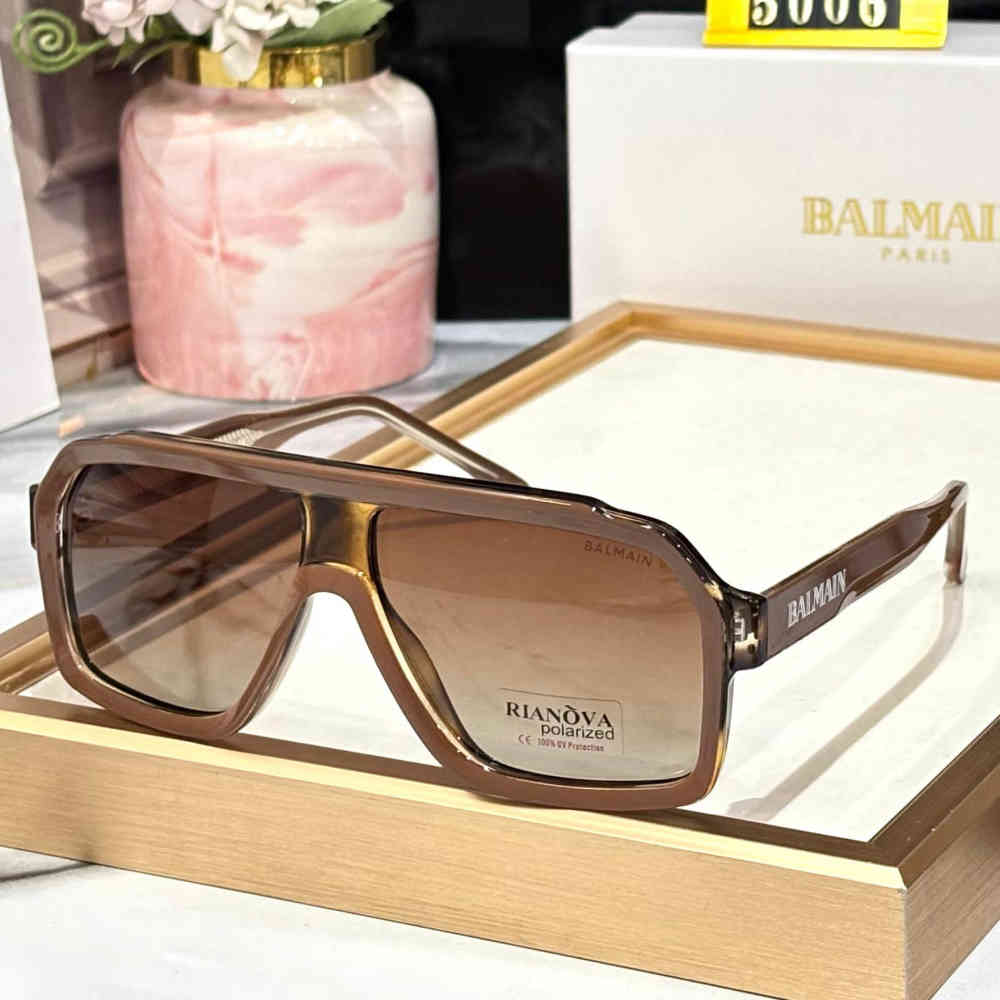 Brown Balmain Purple Luxury Sunglasses