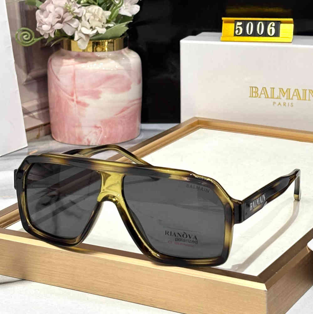 Olive Balmain Purple Luxury Sunglasses