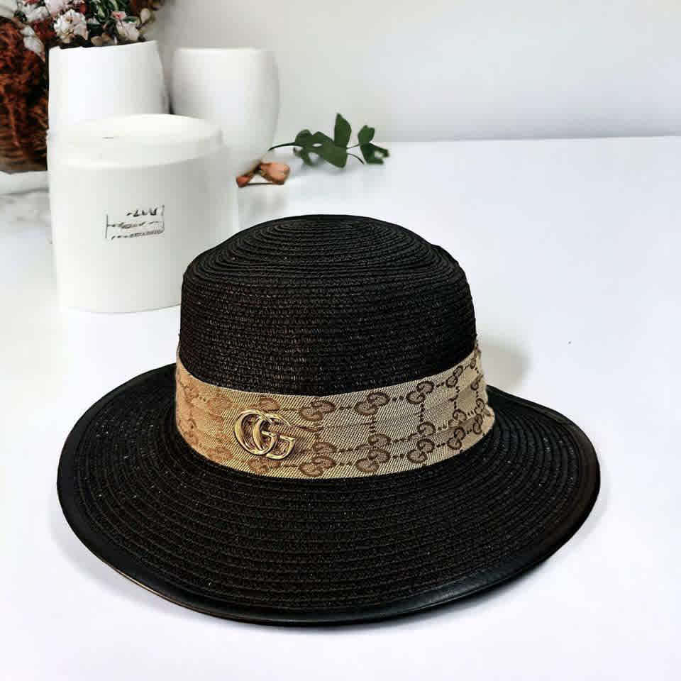 Black Gucci Beige Premium Bucket Hat