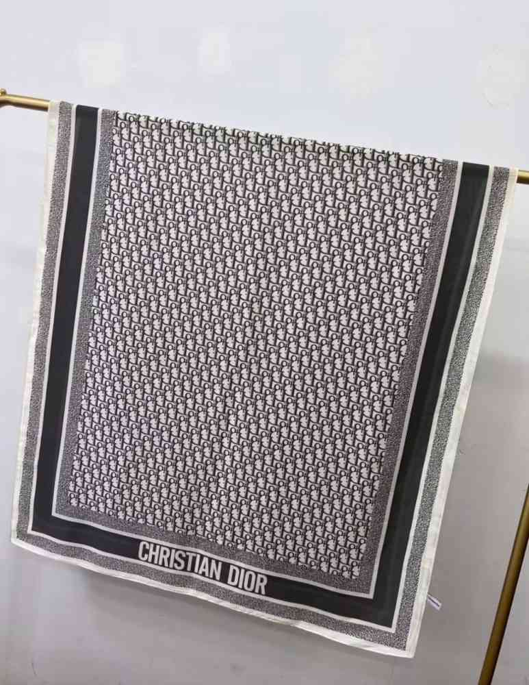 Dior Premium Quality Black Silk Stole-2