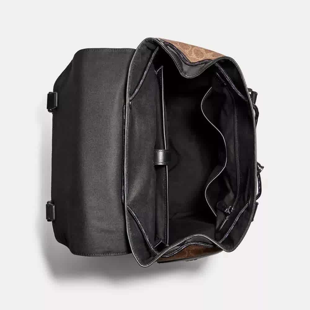 Coach Rivington Backpack In Colorblock Signature Canvas-thumb-3