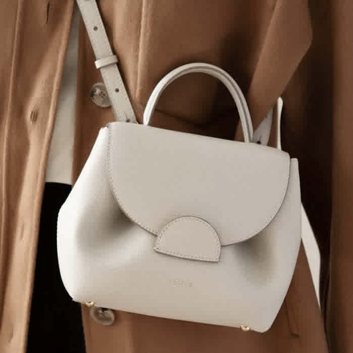 Polene Numero Uno White Sling Bag-5