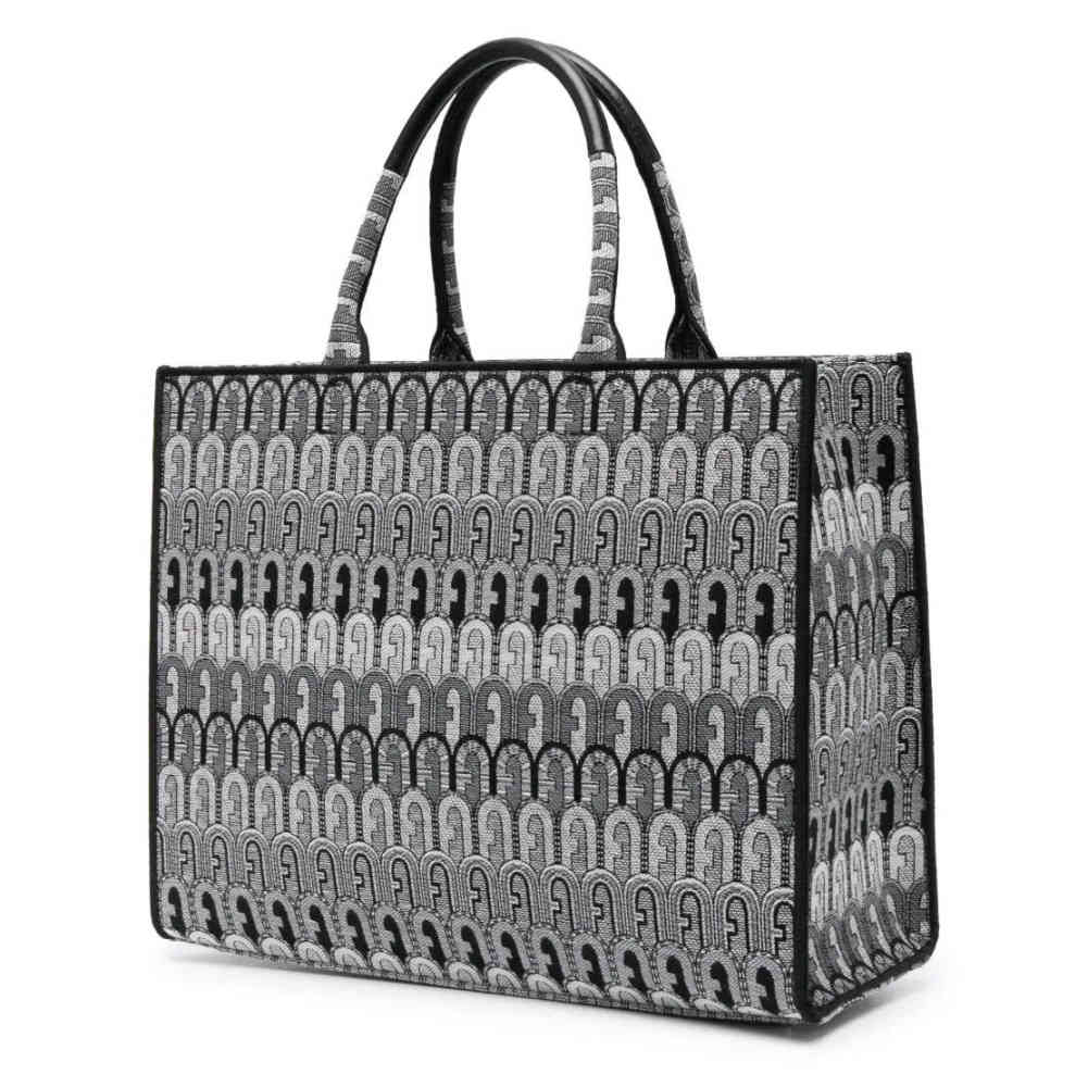 Furla Atena Black High Quality Tote Bags-thumb-0