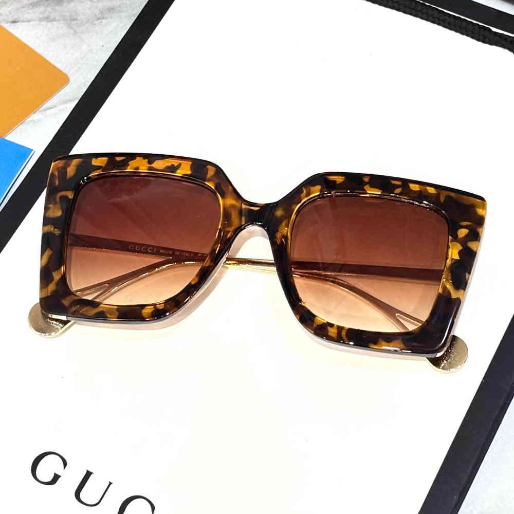 Gucci Brown & Yellow Premium Women's Sunglasses-1