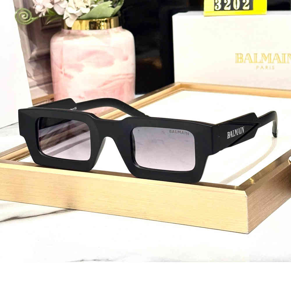 Purple Balmain Black Luxury Sunglasses