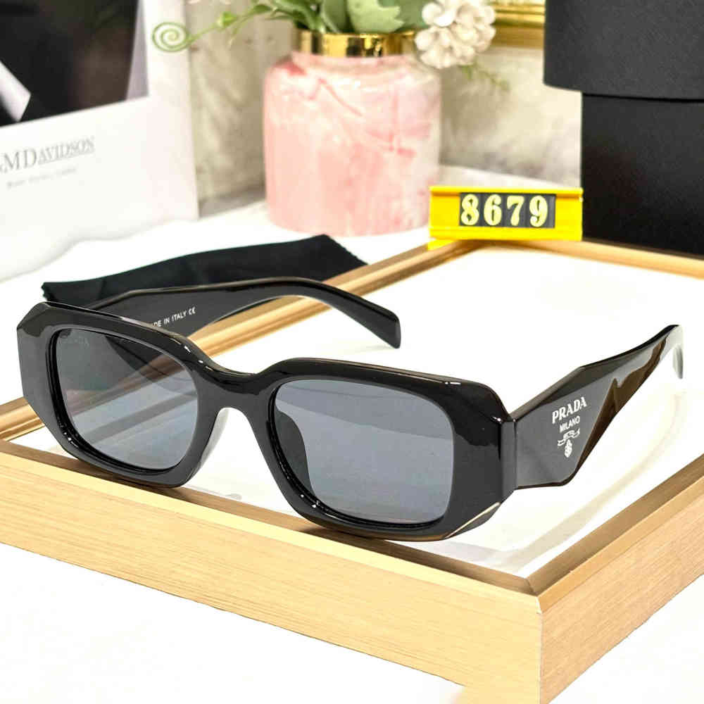 Black Prada Transparent Luxury Sunglasses