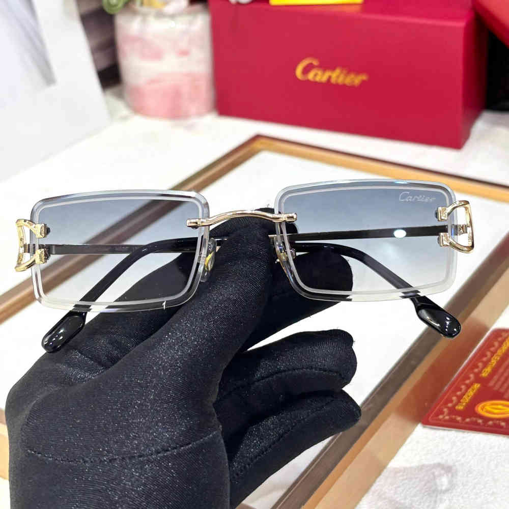 Cartier Blue Luxury Sunglasses-1