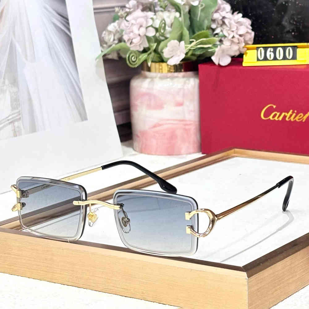 Blue Cartier Brown Luxury Sunglasses