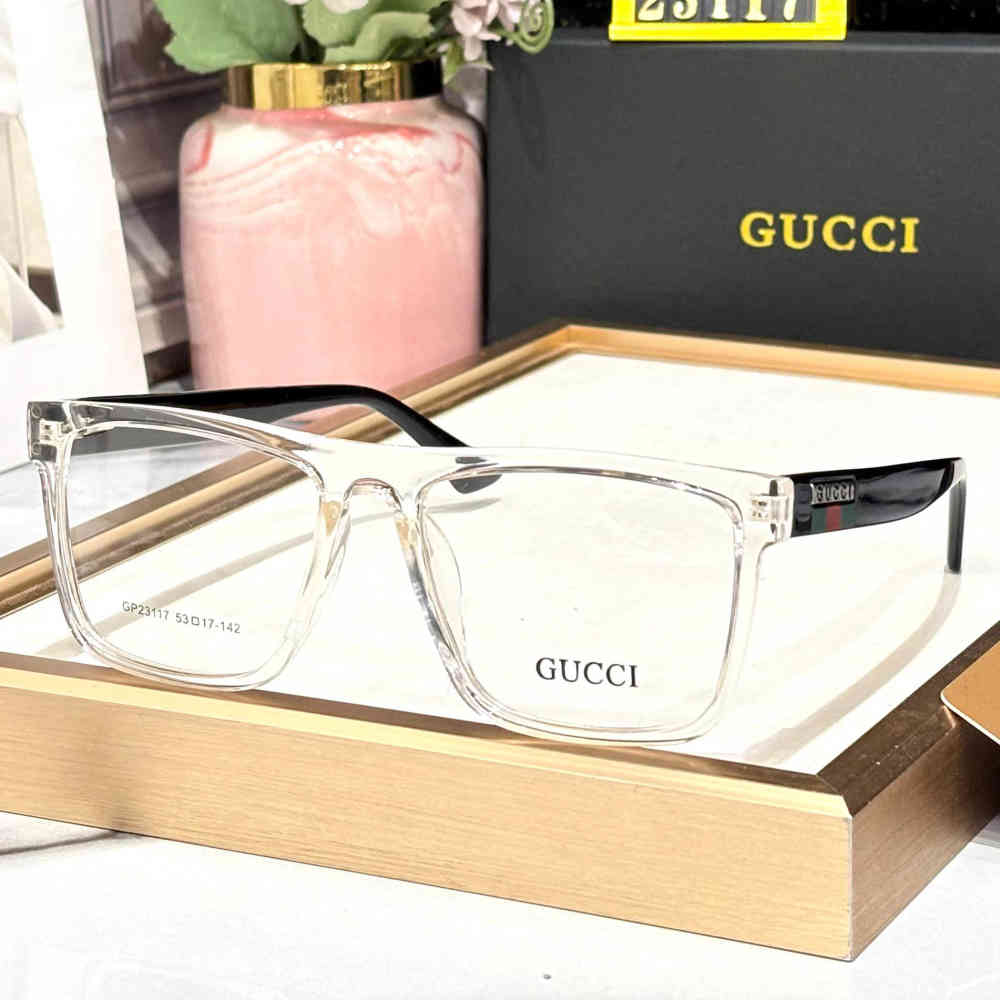 White Gucci Brown Premium Women's Sunglasses