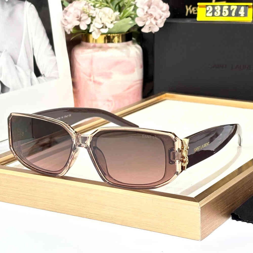 Pink Ysl Beige Premium Women's Sunglasses