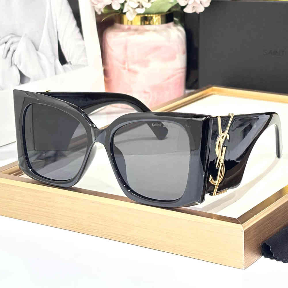 Black Ysl Beige Premium Women's Sunglasses
