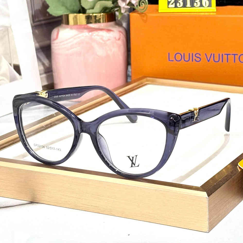 Blue Louis Vuitton Black Premium Women's Sunglasses