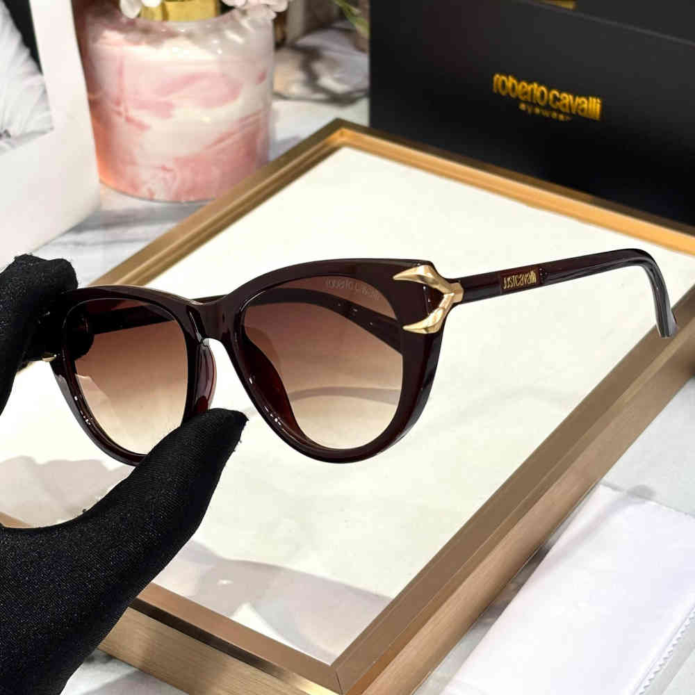 Roberto Cavalli Brown Premium Women's Sunglasses-1