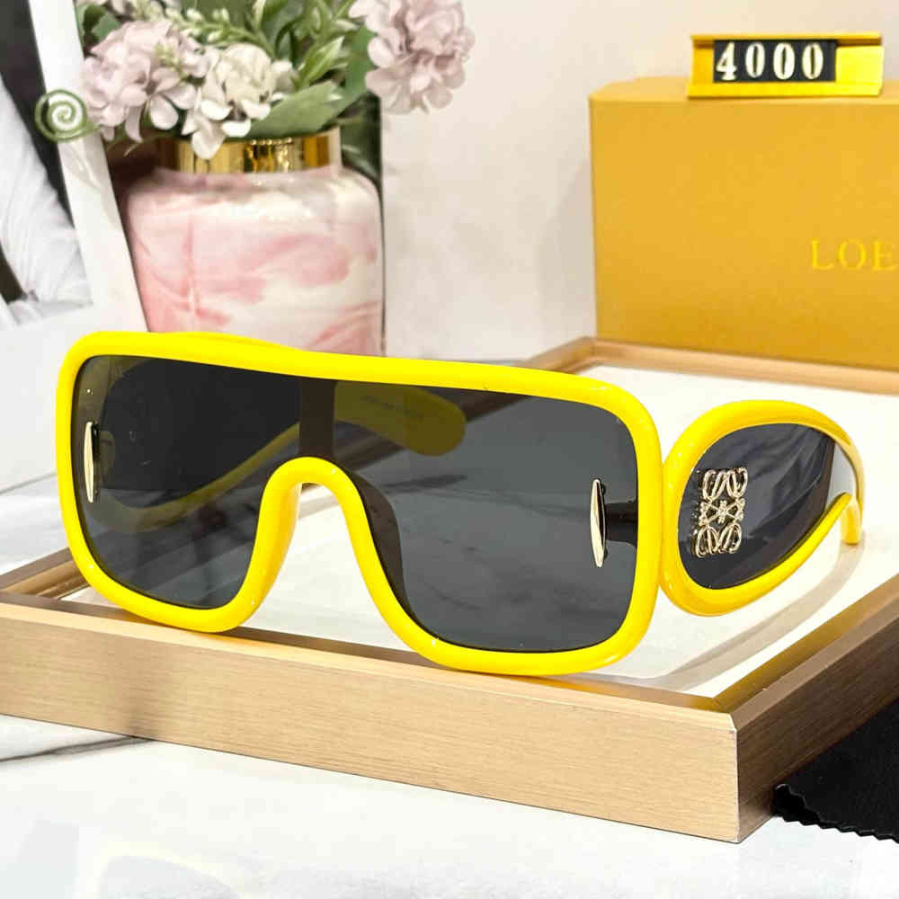 Yellow Loewe White Premium Women's Sunglasses