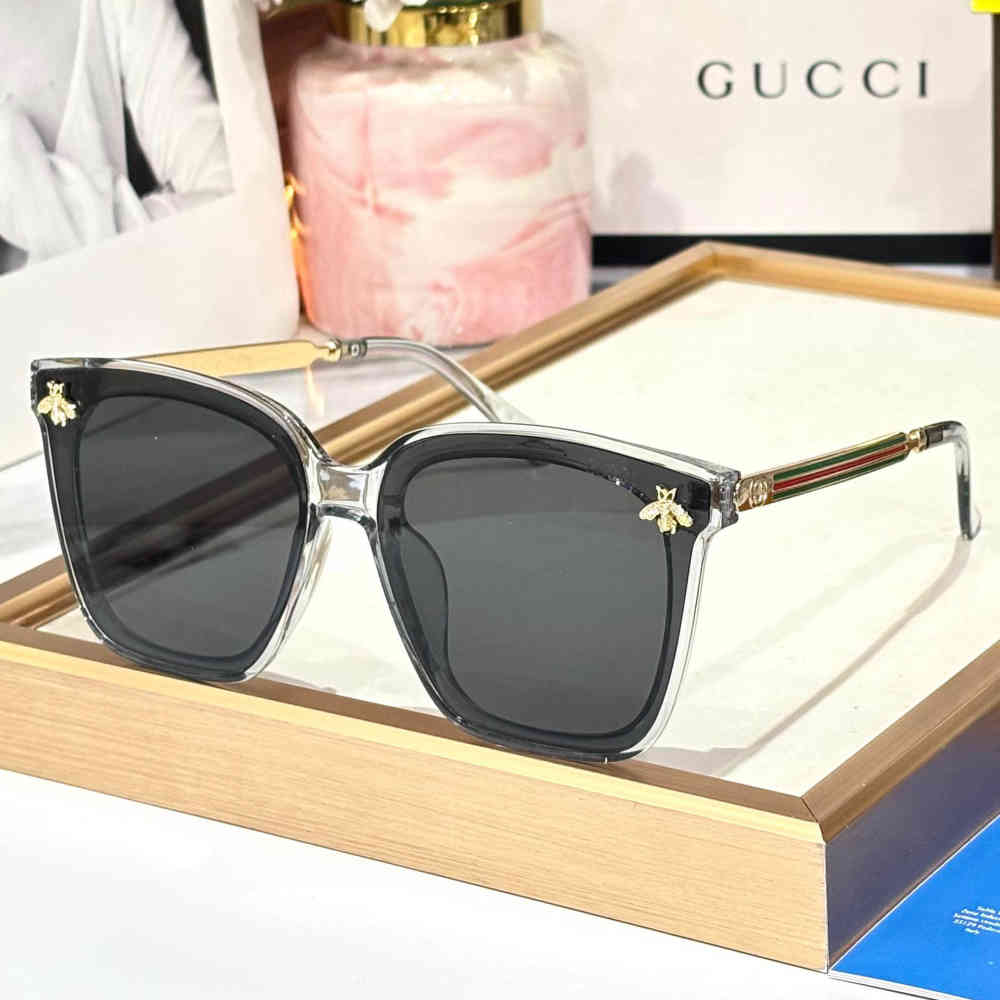Black & Silver Gucci Black Premium Women's Sunglasses