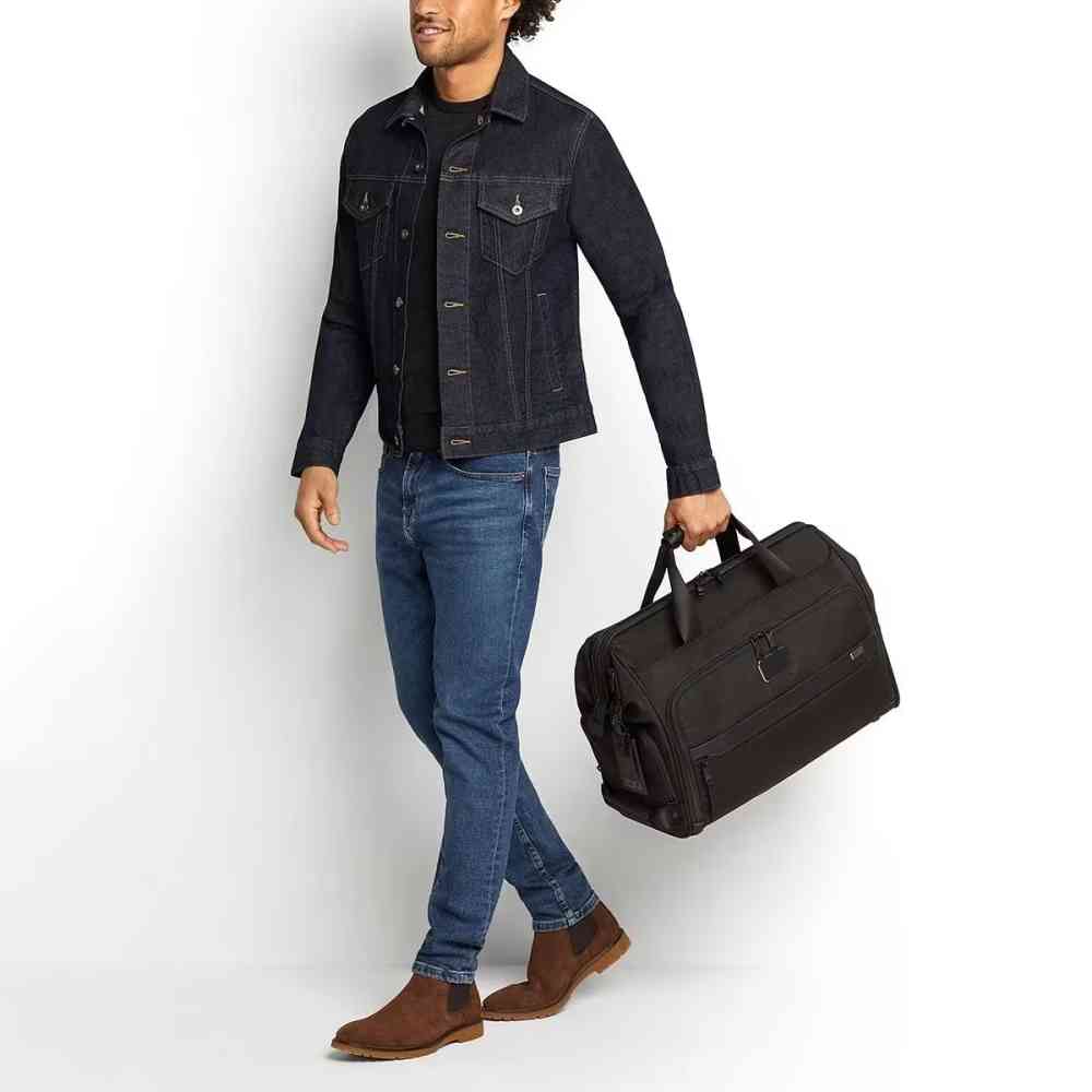 Tumi Alpha 3 Framed Soft Duffel Bag-4