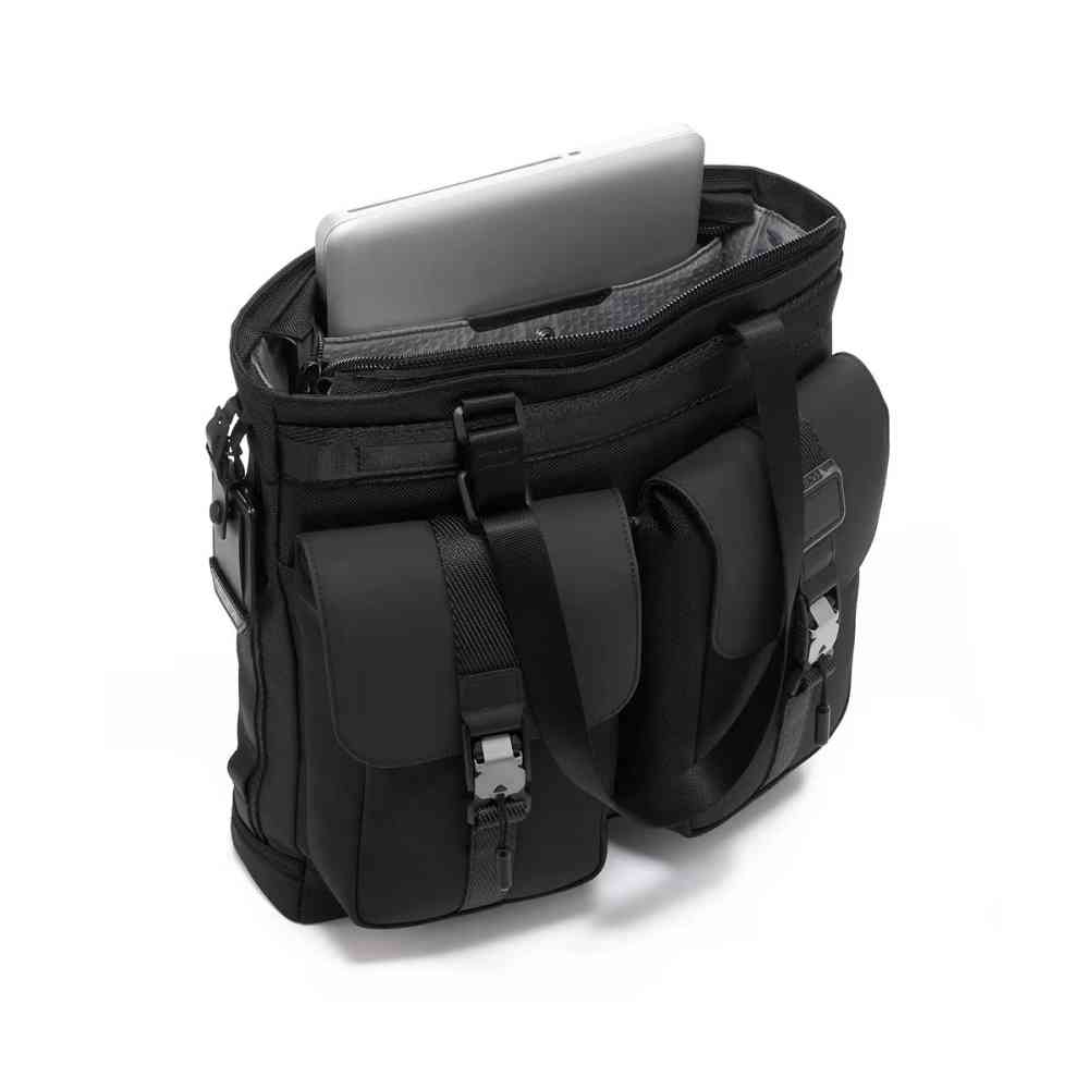 Tumi Alpha Bravo Liaison Tote Black Bag-2