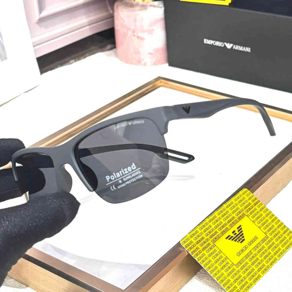Emporio Armani Grey Luxury Sunglasses-1