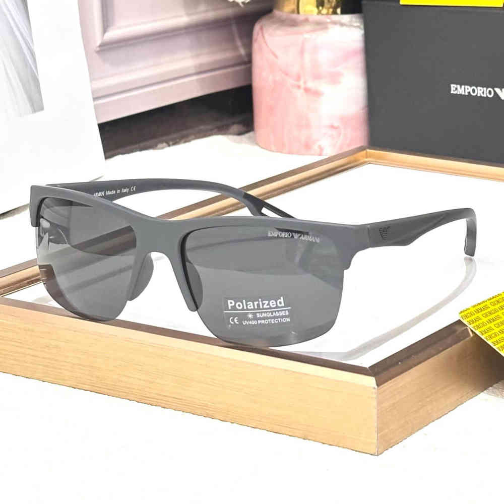 Grey Emporio Armani Black Luxury Sunglasses