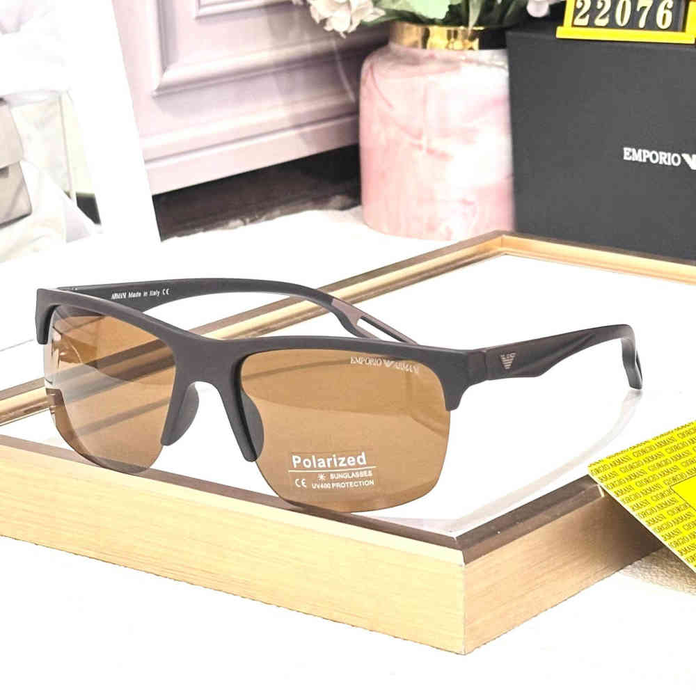 Brown Emporio Armani Black Luxury Sunglasses