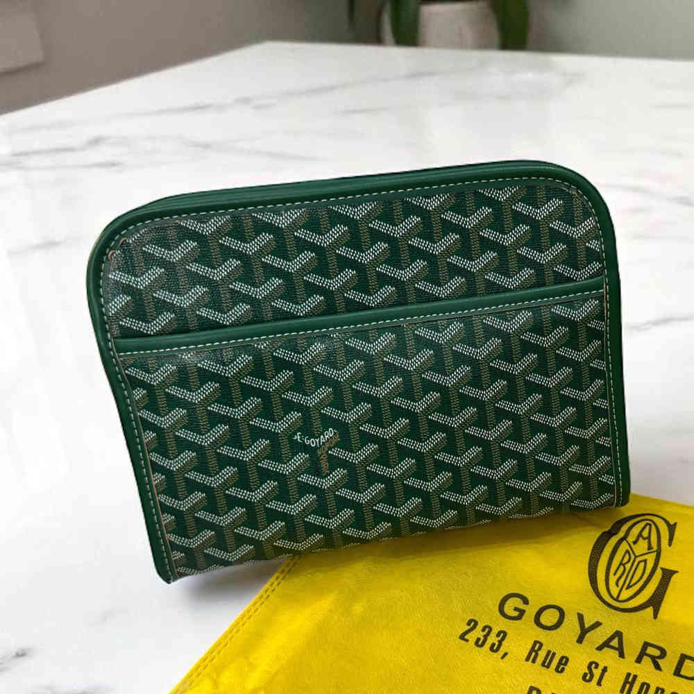 Goyard Green Premium Long Pouch-4