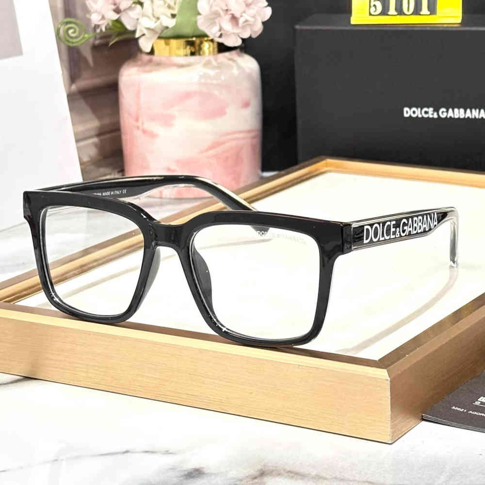 Black & White Dolce & Gabbana White Luxury Sunglasses