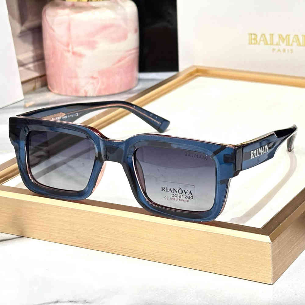 Blue Balmain Brown Luxury Sunglasses