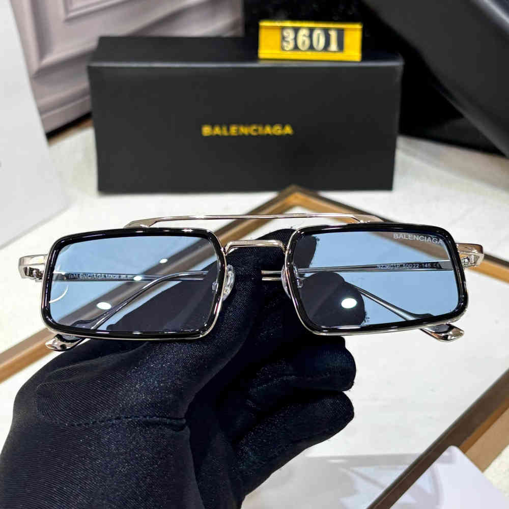 Blue Balenciaga Black Premium Women's Sunglasses