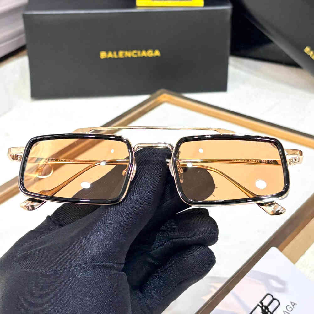 Balenciaga Orange Premium Women's Sunglasses-1