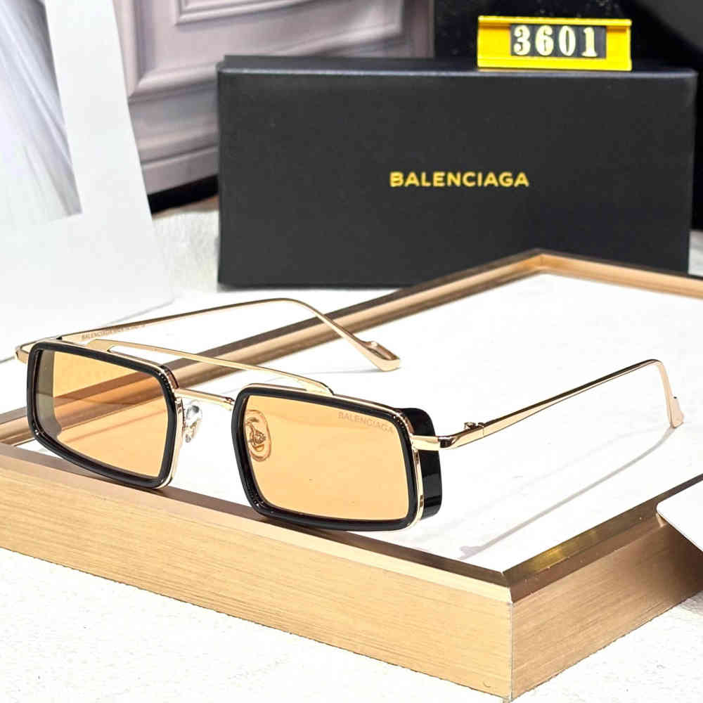 Orange Balenciaga Black Premium Women's Sunglasses