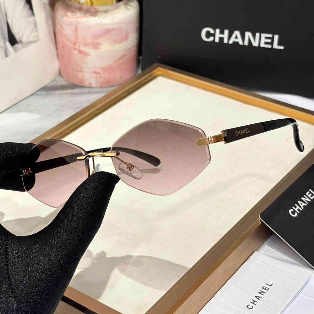 Chanel Pink Premium Women's Sunglasses-1