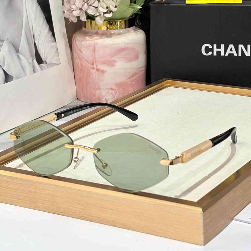 Green Chanel Pink Premium Women's Sunglasses
