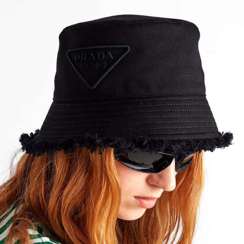Prada Black Premium Bucket Hat-1