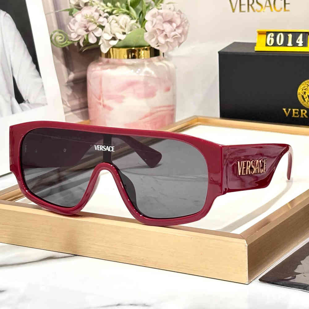 Wine Versace Black Premium Sunglasses