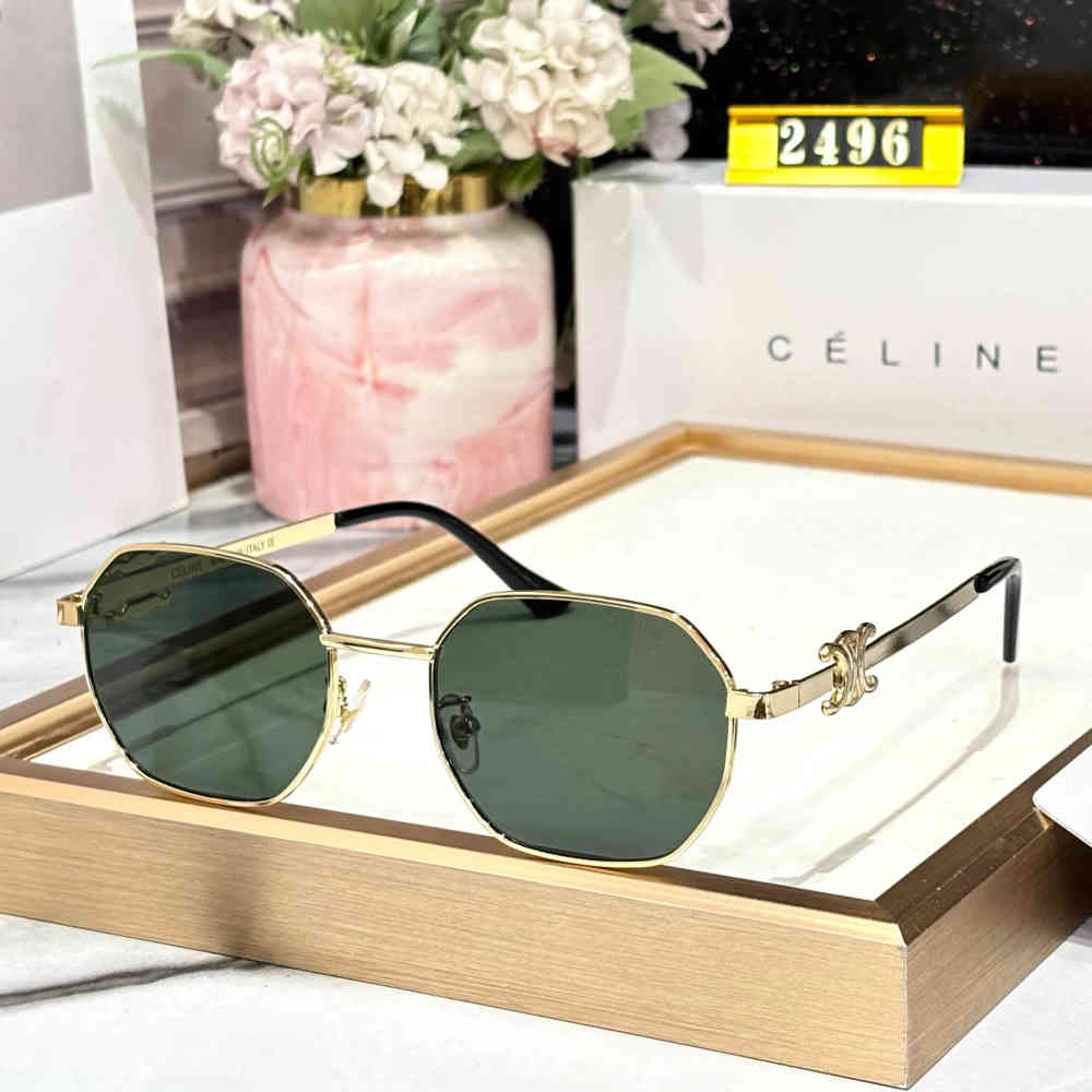 Green Celine Black Premium Sunglasses
