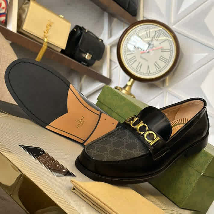 Gucci Black Premium Quality Loafers-thumb-2