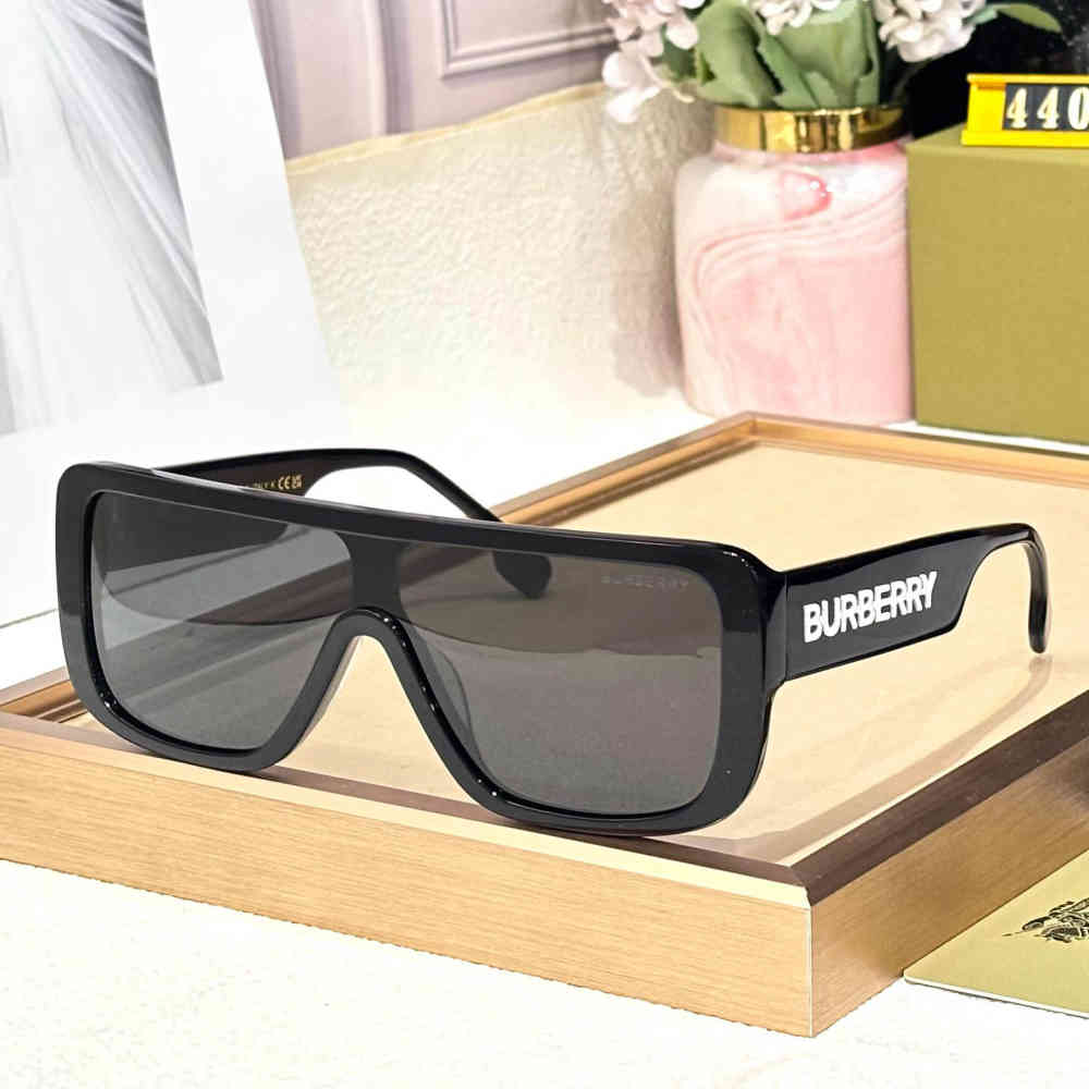 Black Burberry Golden Luxury Sunglasses
