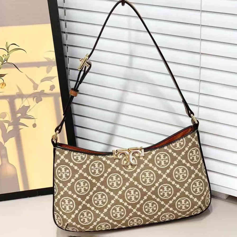 Beige Tory Burch Small Eleanor Black Shoulder Bag