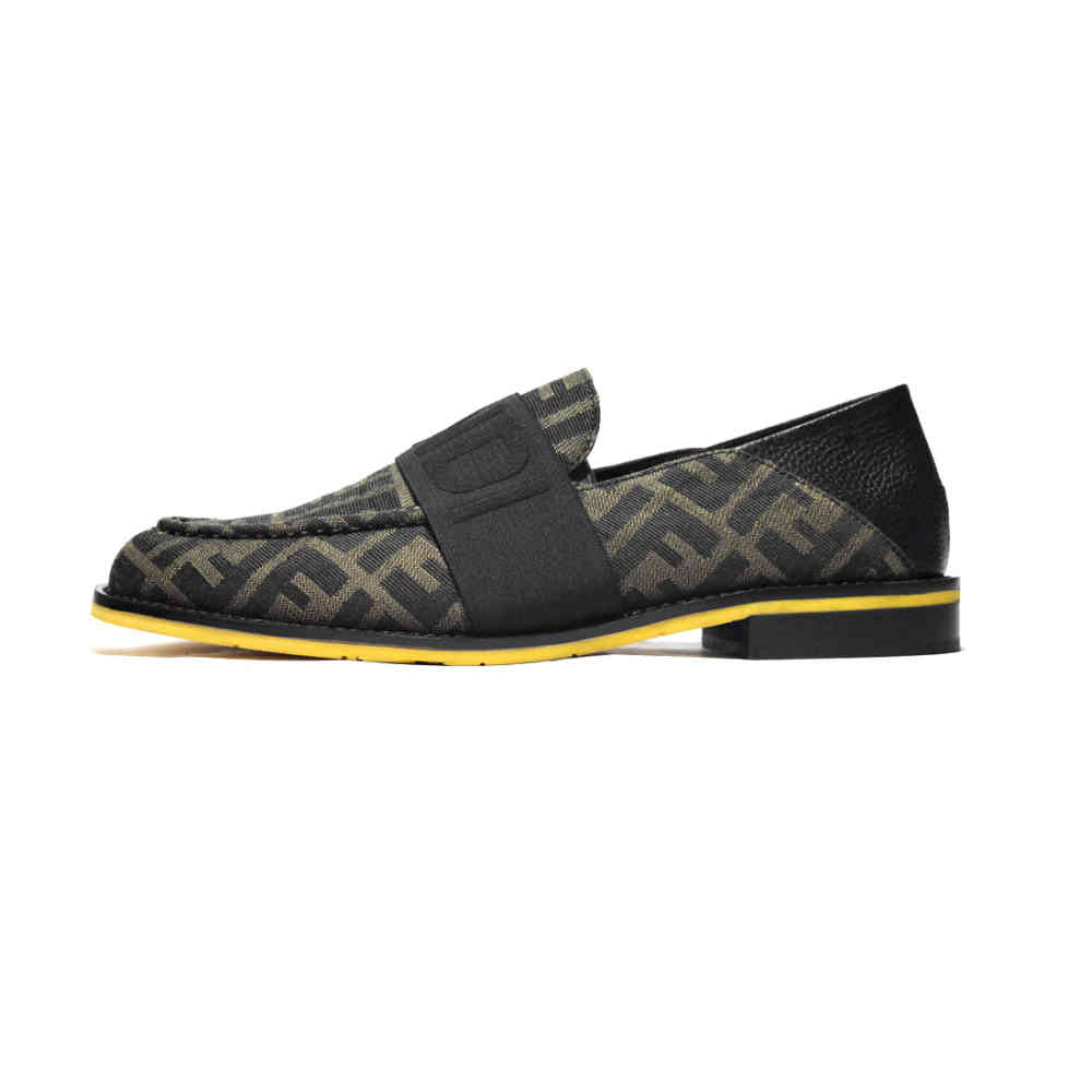 Fendi Brown Premium Quality Loafers-1