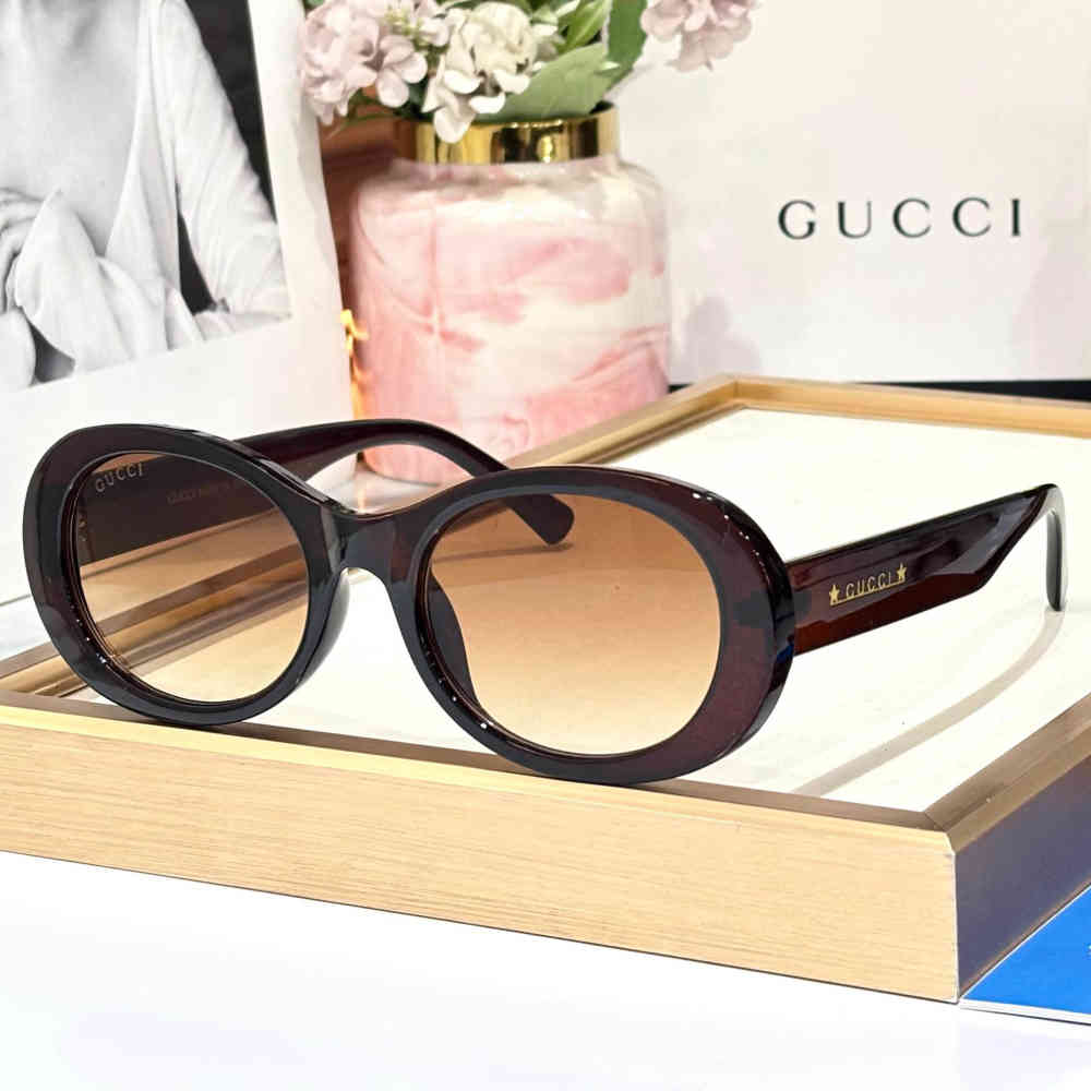 Brown Gucci Beige Premium Women's Sunglasses
