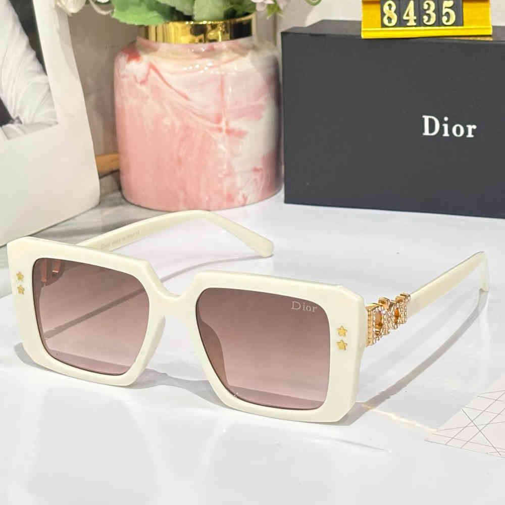 White Dior Black Premium Women's Sunglasses