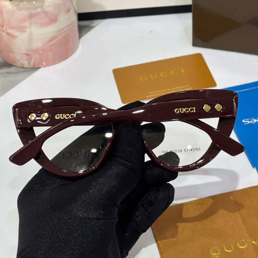 Gucci Wine Premium Women's Sunglasses-4