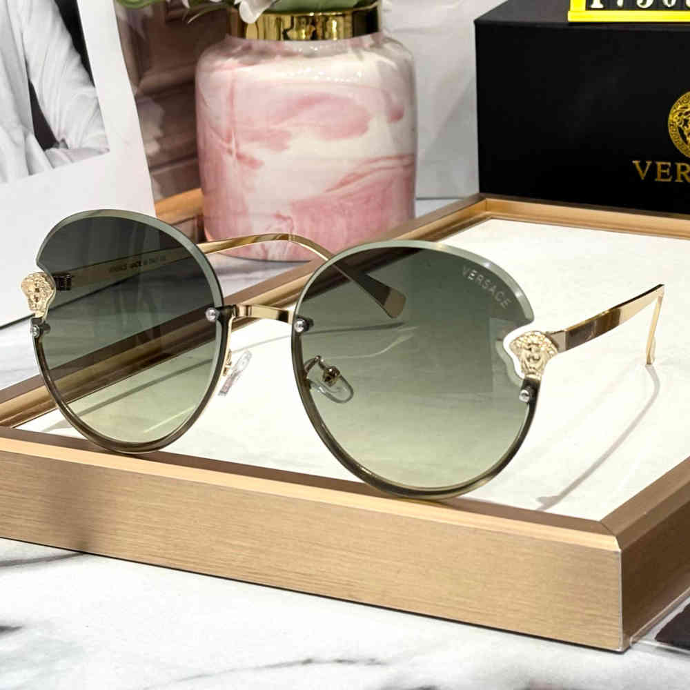 Green Versace Brown Premium Women's Sunglasses