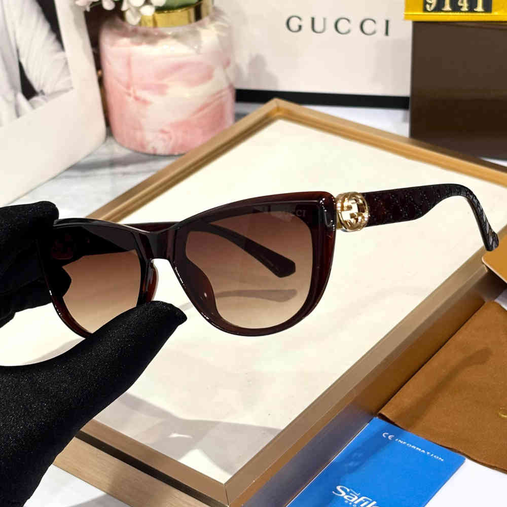 Gucci Brown Premium Women's Sunglasses-thumb-1