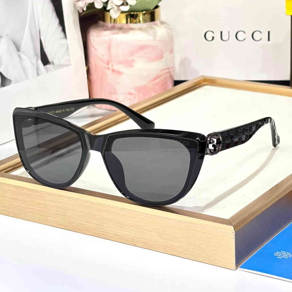 Black Gucci Beige Premium Women's Sunglasses