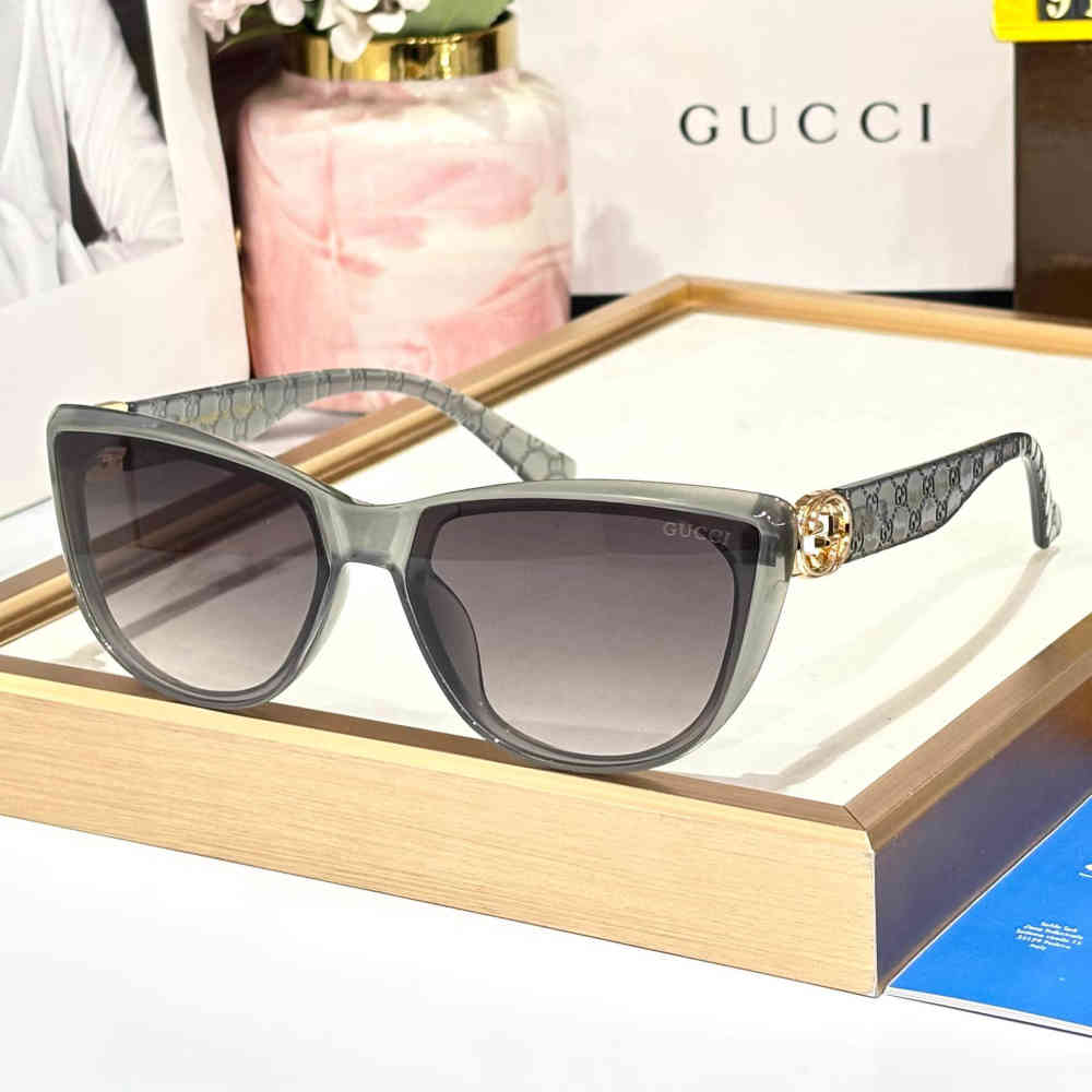 Grey Gucci Beige Premium Women's Sunglasses