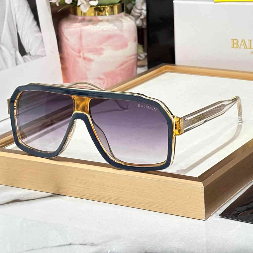 Purple Balmain Green Luxury Sunglasses