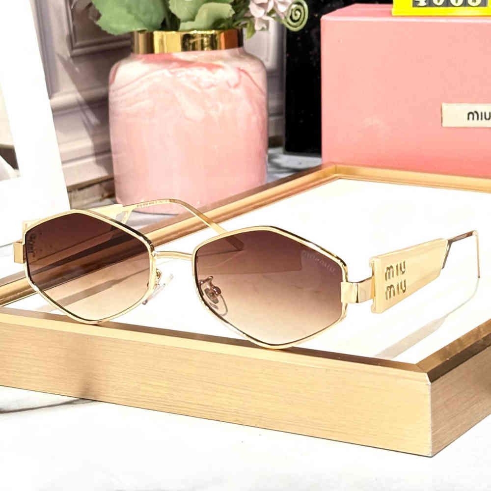 Brown Miu Miu Black Premium Women's Sunglasses