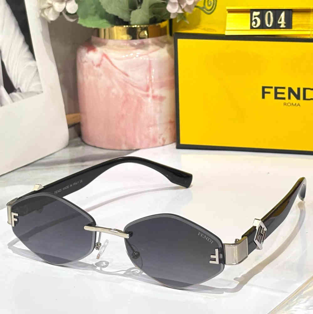 Black Fendi Blue Premium Women's Sunglasses