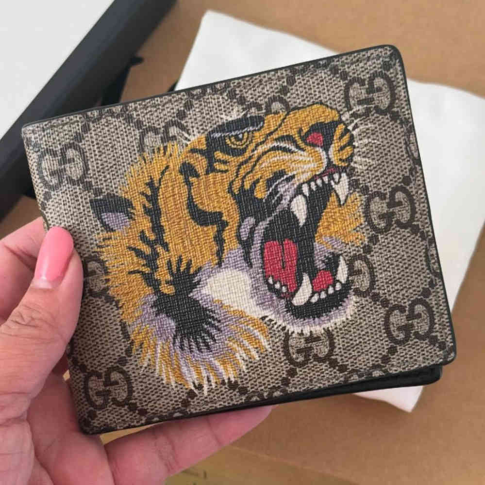 Gucci Brown Premium Compact Wallet-3